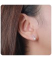 Pearl Silver Ear Stud STS-3276